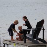 Kids on the dock